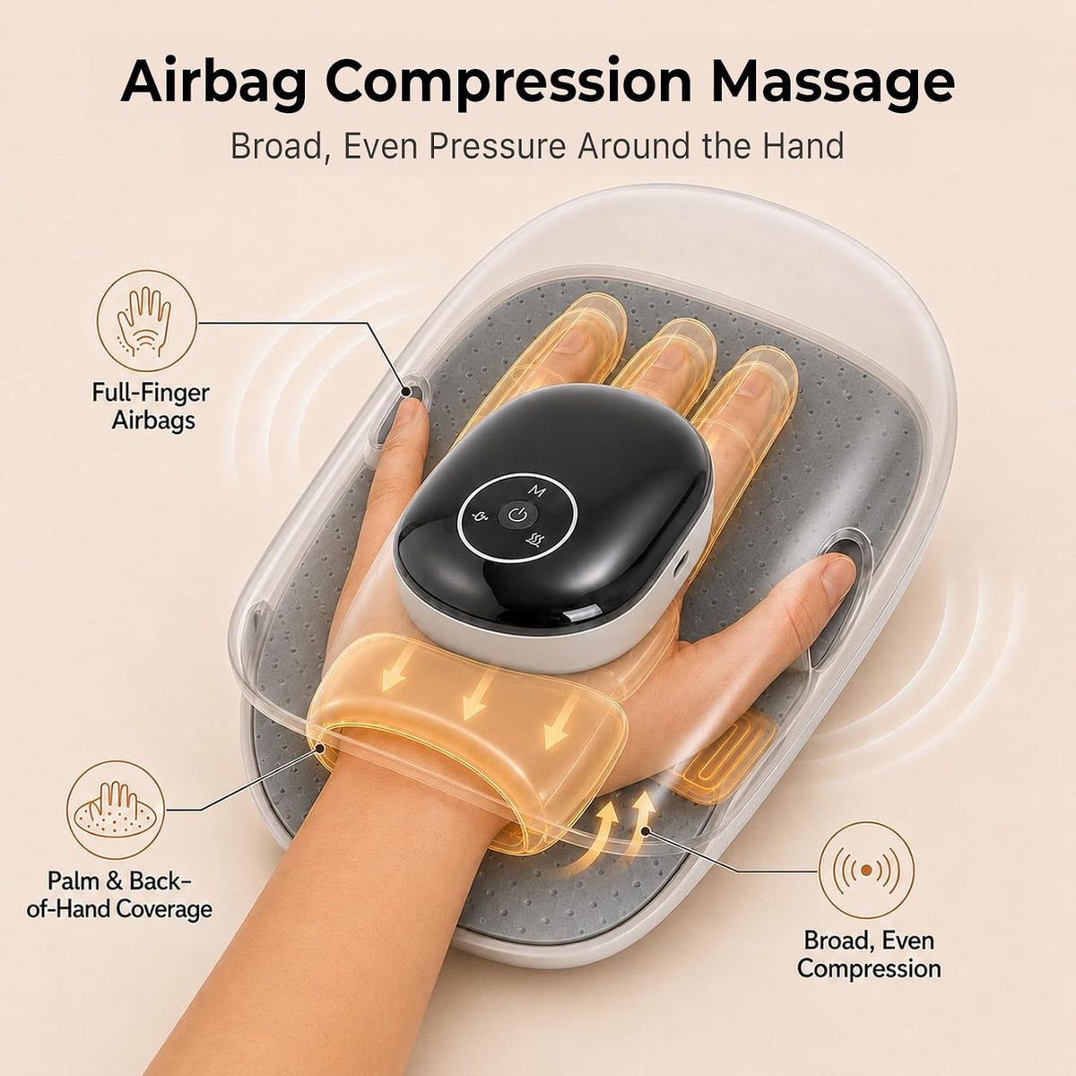 Renergy Cordless Hand Massager with Heat