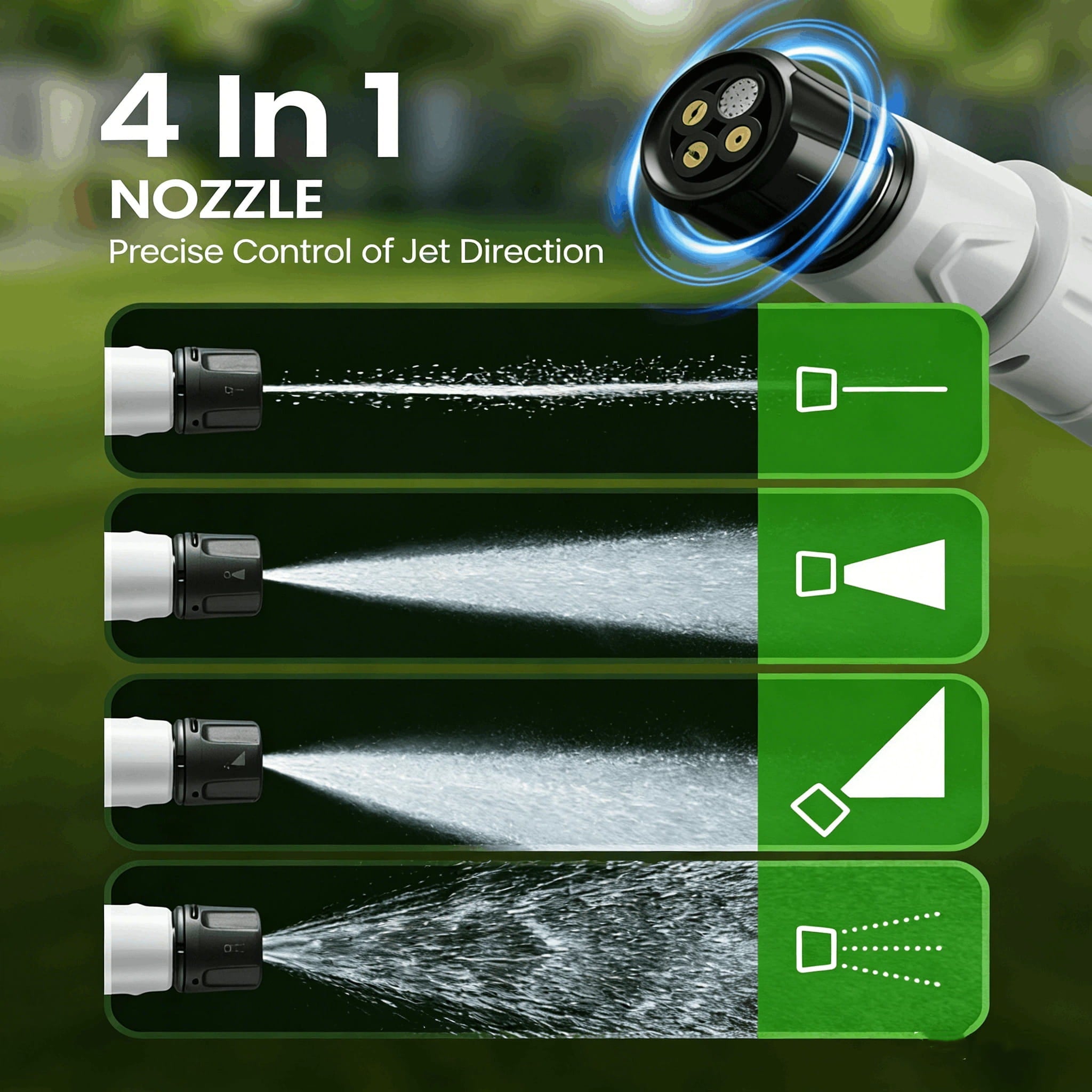 Portable Electric Pressure Washer with 3.2 Gal Tank