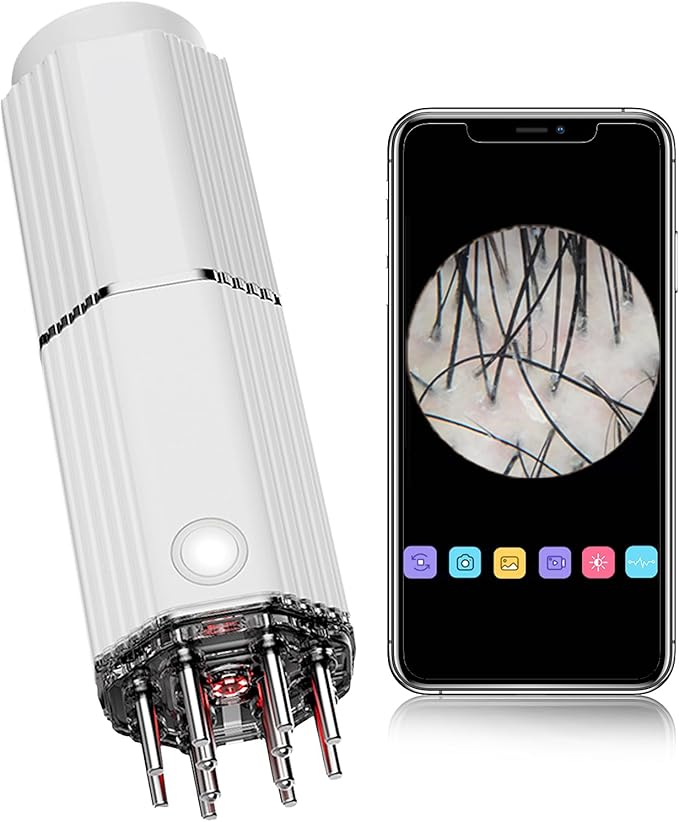 3 in 1 Electric Scalp Massager and Hair Oil Applicator Camera