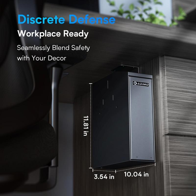 ADIMO Biometric Fingerprint Safe with Keypad Lock