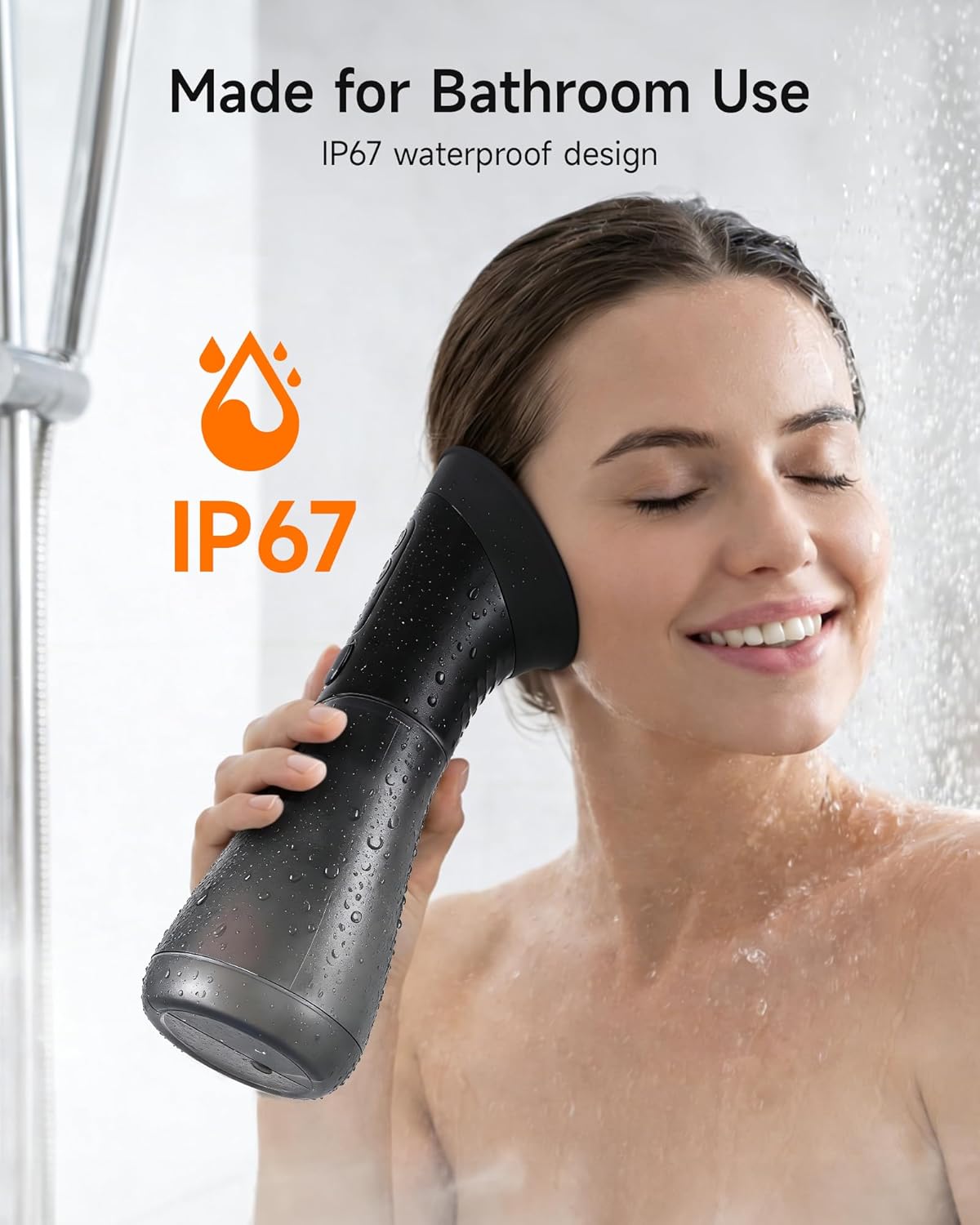 Renergy Electric Ear Wax Removal Kit with LED Display, Powered Ear Wax Remover, Dual Clean & Waste Tank, Water Ear Cleaner & Ear Cleaning Kit, Ear Irrigation Flushing System, 3 Modes, 12 Nozzles, IP67