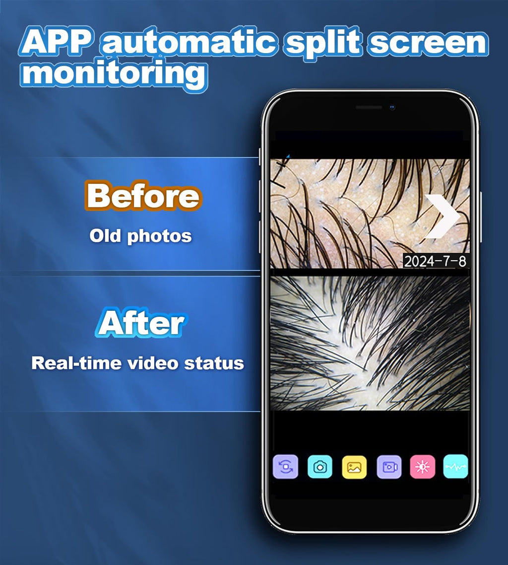 3 in 1 Electric Scalp Massager and Hair Oil Applicator Camera