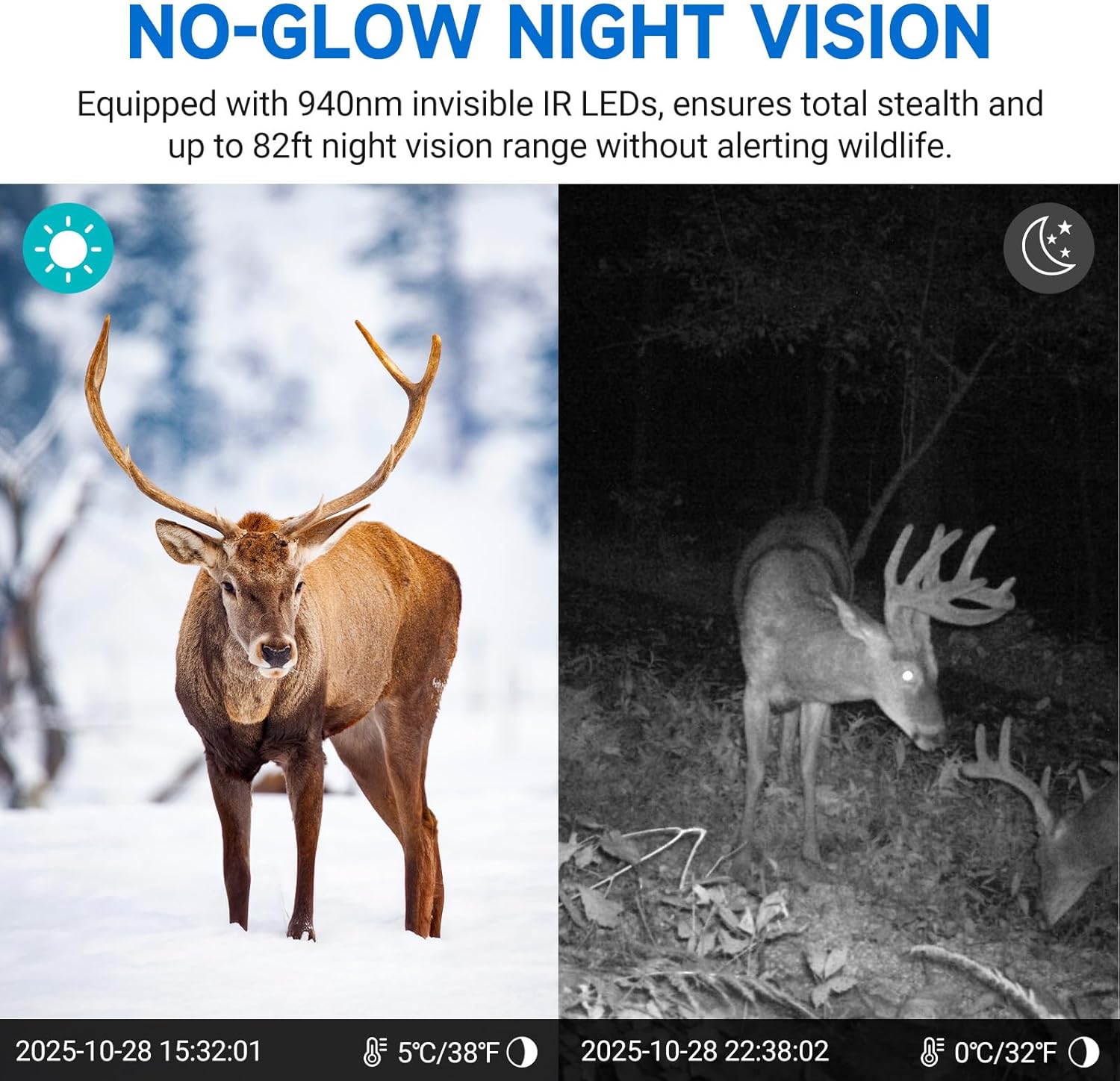 4G Cellular Trail Camera w/AI Detection, 2K 33MP Live Streaming Game Camera w/Unlimited Data Plan, No-Glow IR Flash, 120° FOV, 0.2S Fast Trigger, Two-Way Talk, Solar Panel & Battery Powered