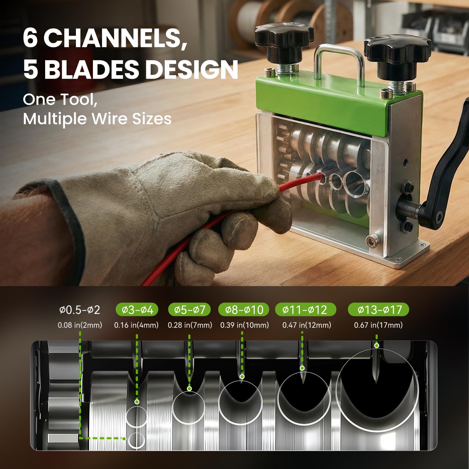 Manual / Electric Wire Stripping Machine