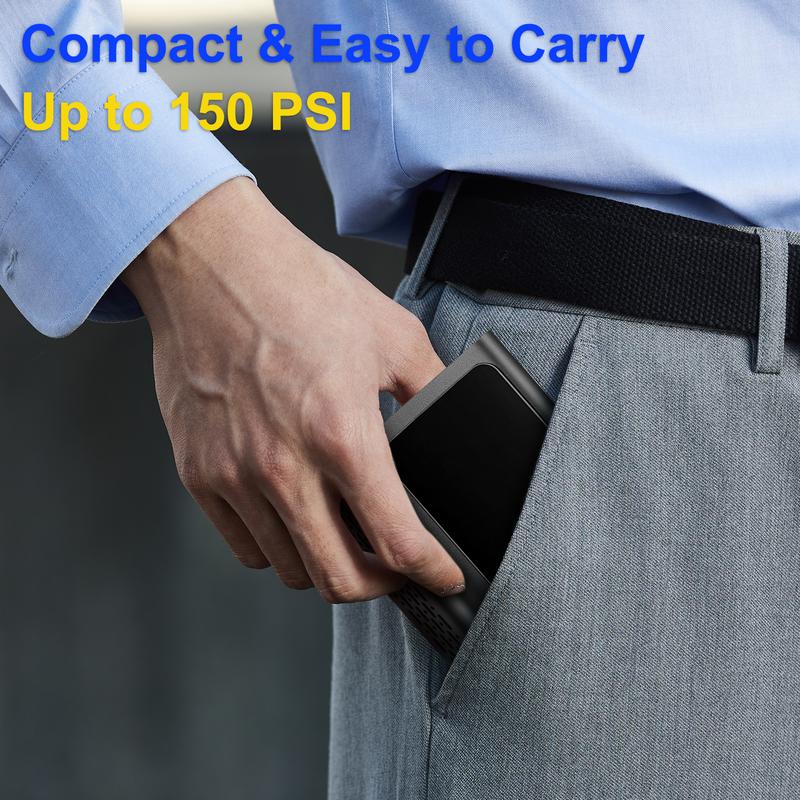 Easy-to-Use Portable Wireless Tire Inflator