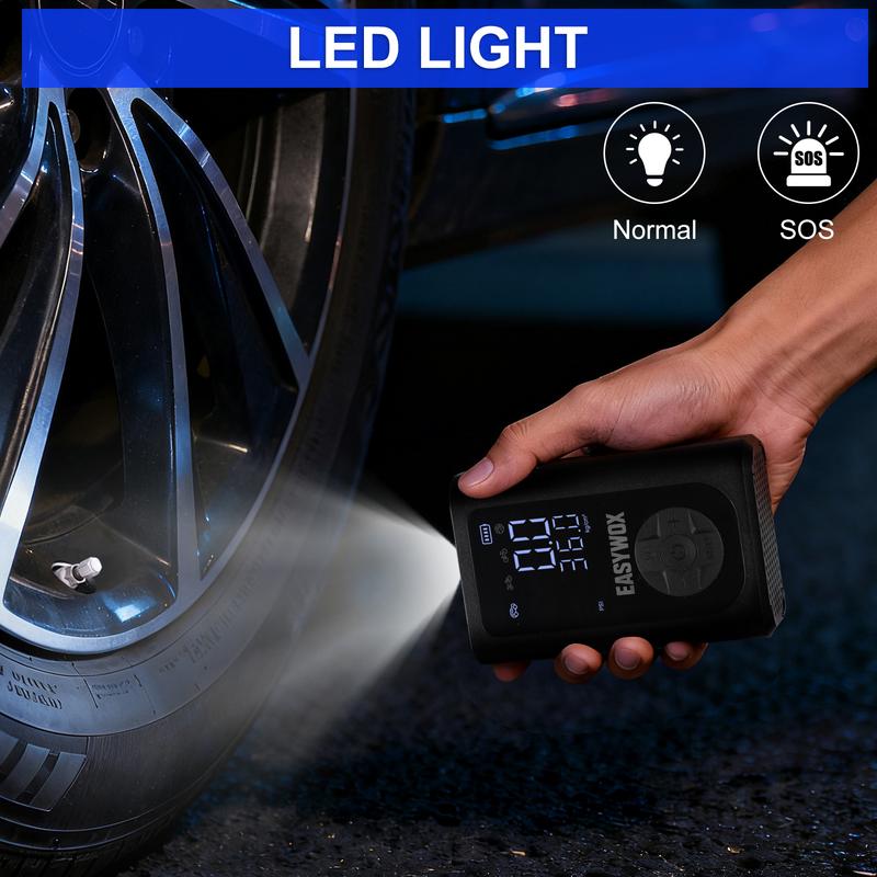 Easy-to-Use Portable Wireless Tire Inflator