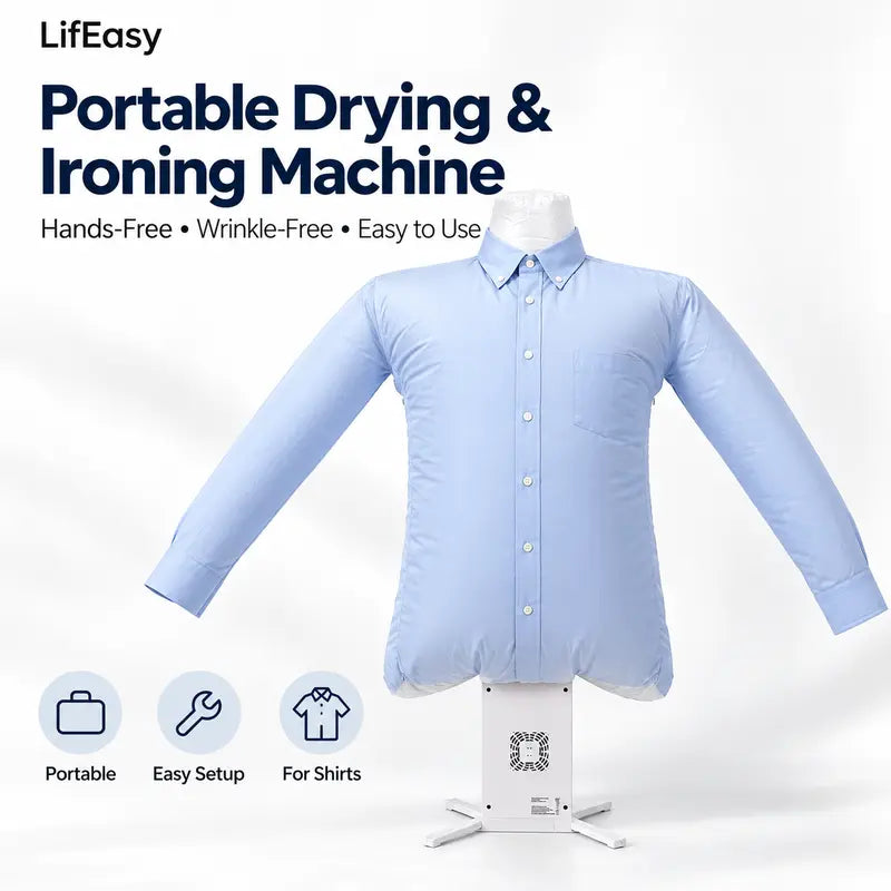 LifEasy 2-in-1 Portable Garment Steamer & Iron